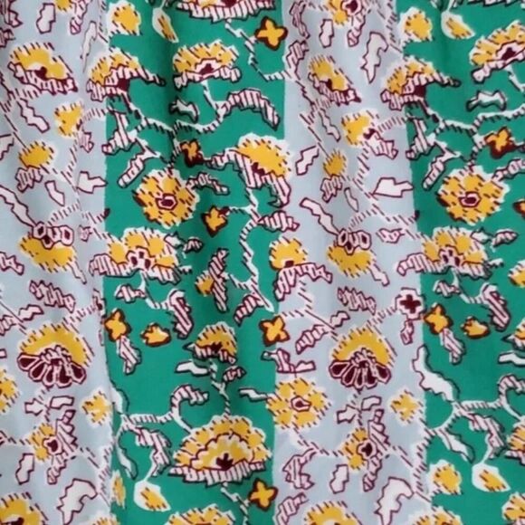 RHODE x Target whimsical Green floral spaghetti strap crop bra top size small - Picture 6 of 12